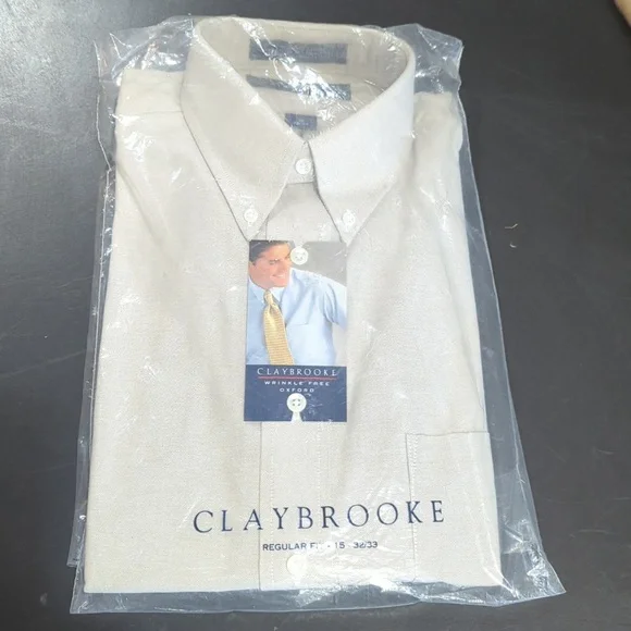 claybrooke dress shirts Claybrooke | Shirts | Claybrooke Long Sleeve Dress Shirt In Package